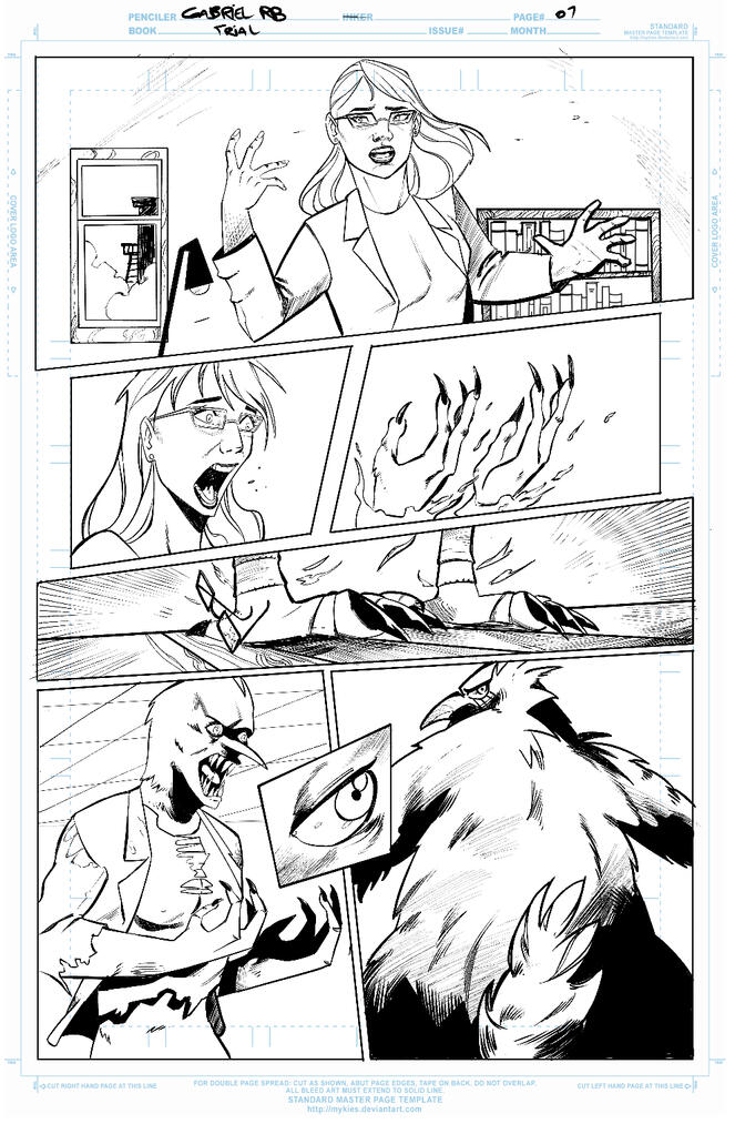Transformation Comic Page 01• Job • 2025